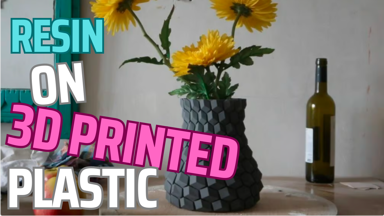resin in 3d printed plastic