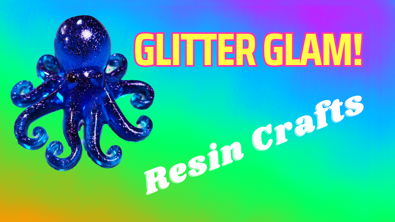 glitter glam using glitter in resin