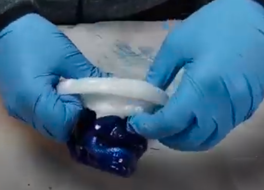 demoulding resin with mica powder