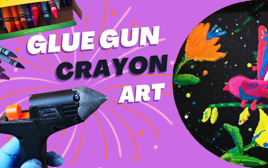 How to Make Melted Crayon Art with a Glue Gun